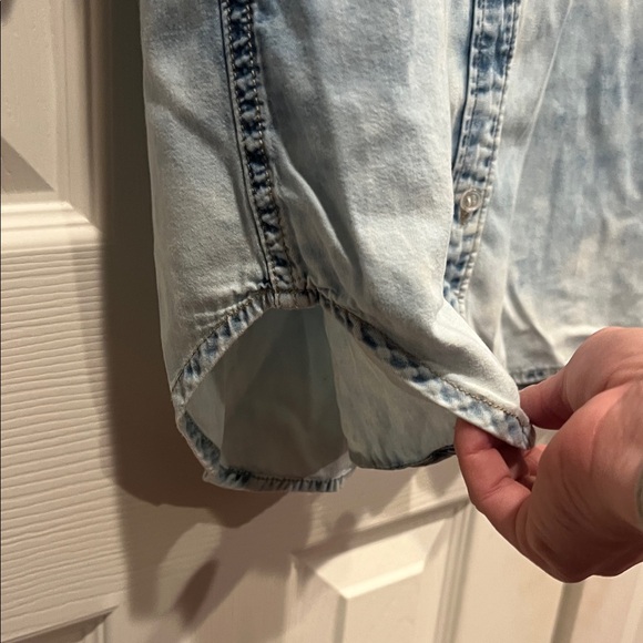 JW Signature Blue Denim shirt dress - Picture 9 of 12